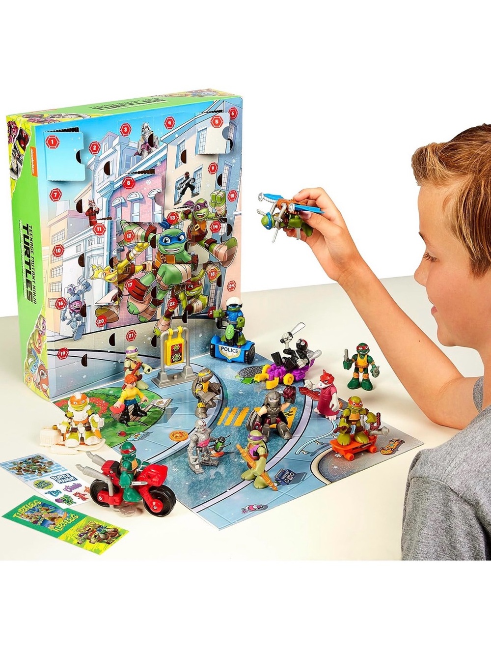 New! Teenage Mutant Ninja Turtles: Holiday Countdown Calendar by Playmates Toys
